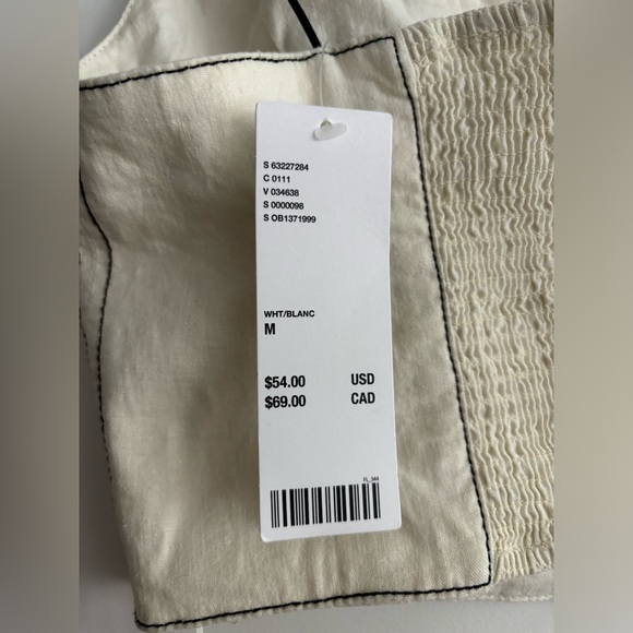 Urban Outfitters Cream Bustier Tank Top Size Medium - Picture 3 of 5